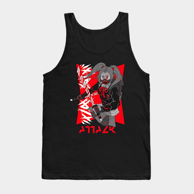 Anime Style Tank Top by Go-Buzz